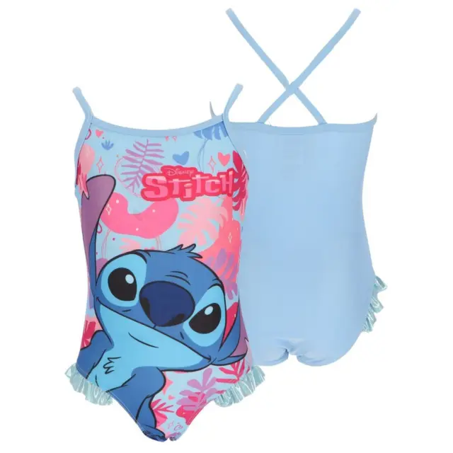 Disney Lilo and Stitch Bliss Παιδικό μαγιό ολόσωμο Σιέλ 2