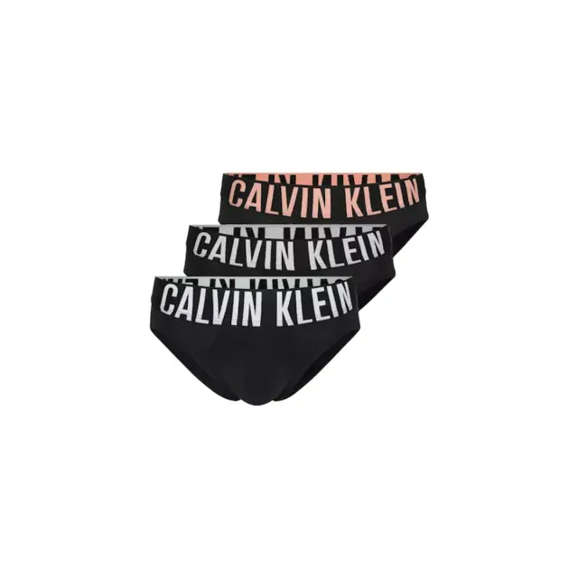 Calvin Klein Ανδρικό Slip Intense Power - Τριπλό Πακέτο, Χρώμα B Pp Punch-White-Moonl Jade Lgs