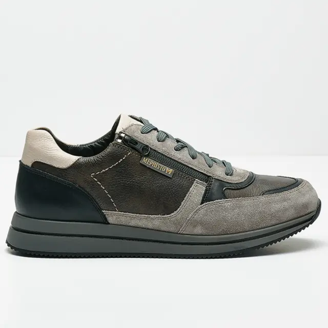 Mephisto Sneakers Ανδρικό δέρμα/δέρμα Nubuck Γκρί MEP/GILFORD GREY - 45