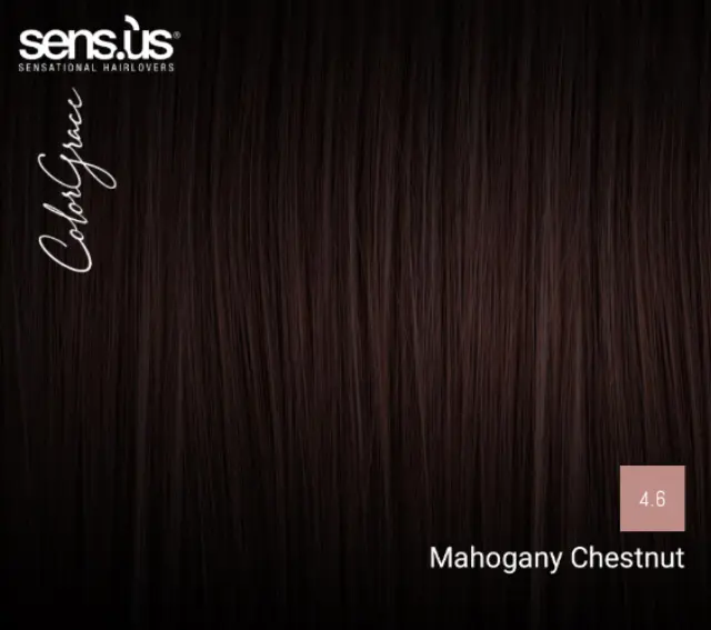 Sensus Color Grace M3K 4.6 Mahogany Chestnut 100ml - (μόνιμη βαφή μαονί καστανό) 2
