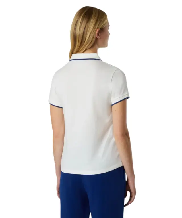 North Sails- Γυναικεία Κοντομάνικη Μπλούζα Polo Modal jersey 092308-000-0105 Λευκό 2