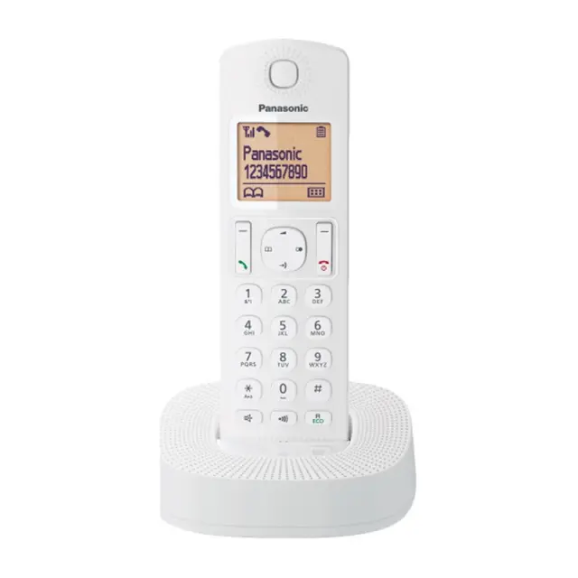 Ασύρματο Ψηφιακό Τηλέφωνο Panasonic KX-TGC310EU με Ανοιχτή Ακρόαση Λευκό 2