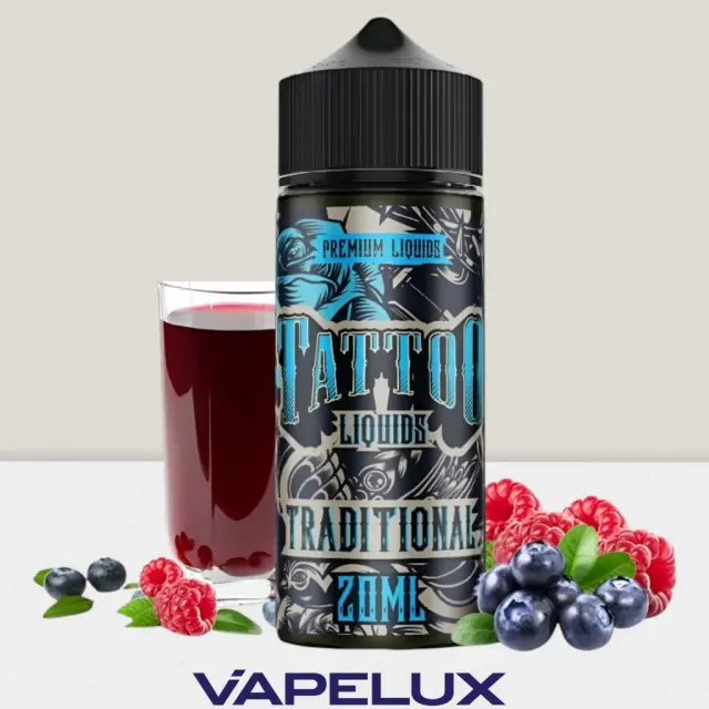 Tattoo Flavor Shots Traditional 20ml to 120ml