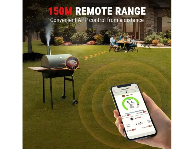 Ασύρματο Θερμόμετρο BBQ ThermoPro TempSpike TP961 με Ακίδα, Bluetooth, εμβέλεια 150m και διαστάσεις 17x4.7x2.7cm - Black TP961 2