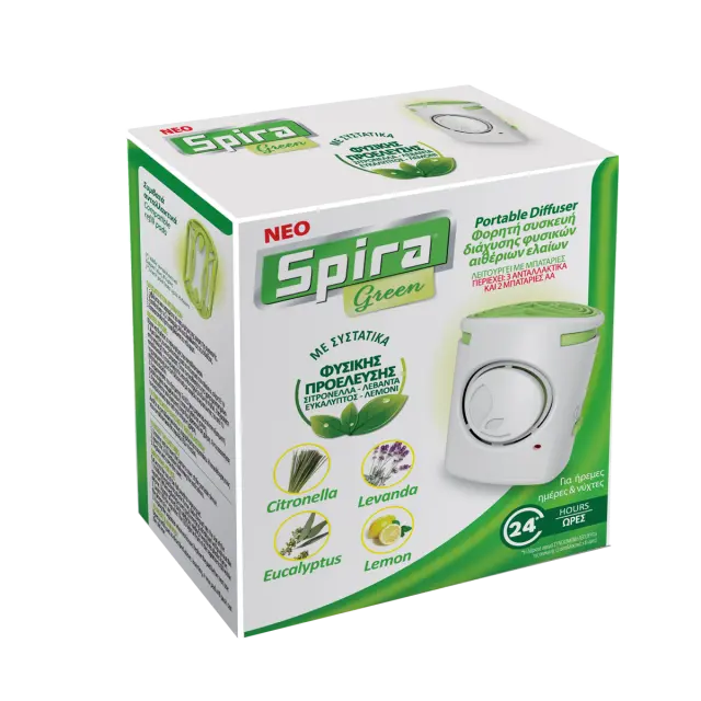 SPIRA GREEN Φορητή Συσκευή +3 Ανταλλακτικά