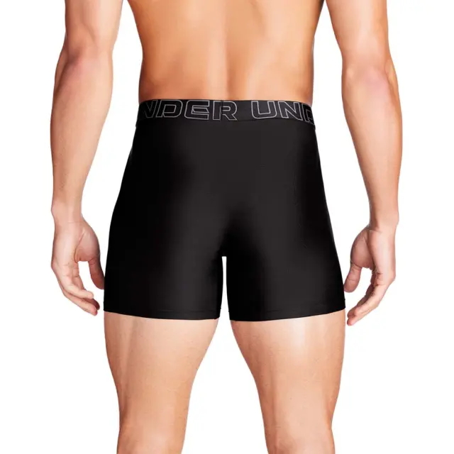 Under Armour Men's Performance Tech 6inc 3 Pack Boxer Underwear Μαύρο 1383878-001 (Under Armour) 2