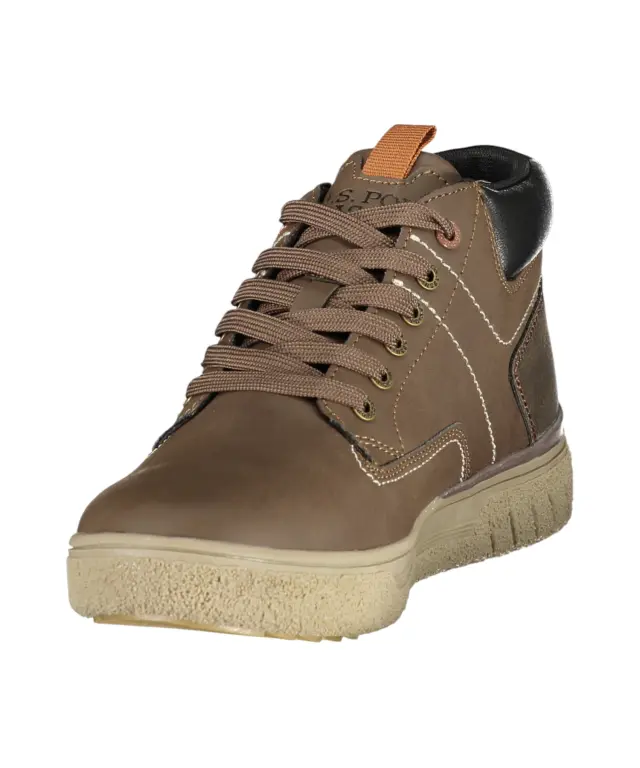U.S. Polo Assn. - Ανδρικά Μποτάκια Eco-Leather PYRO001MGUT1-002 Καφέ 3