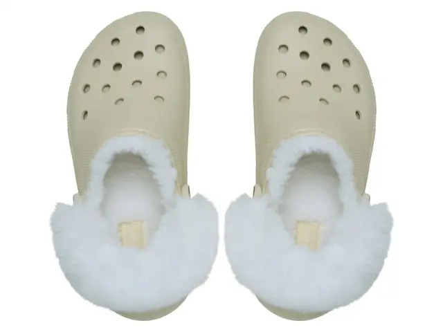 Crocs Classic Platform Fuzz Lined Cg Beige 212854-2Y2 - 37-38 3