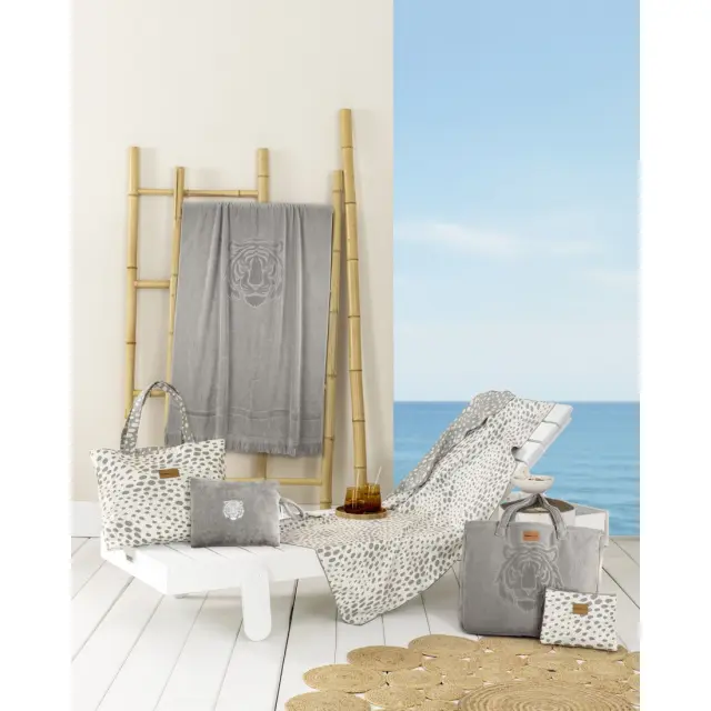 Νεσεσέρ Θαλάσσης 25x17 Nima Keya Taupe-Ecru 100% Microfiber 2