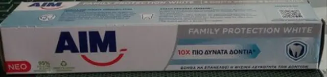 Aim Οδοντόκρεμα Family Protect White 75ml