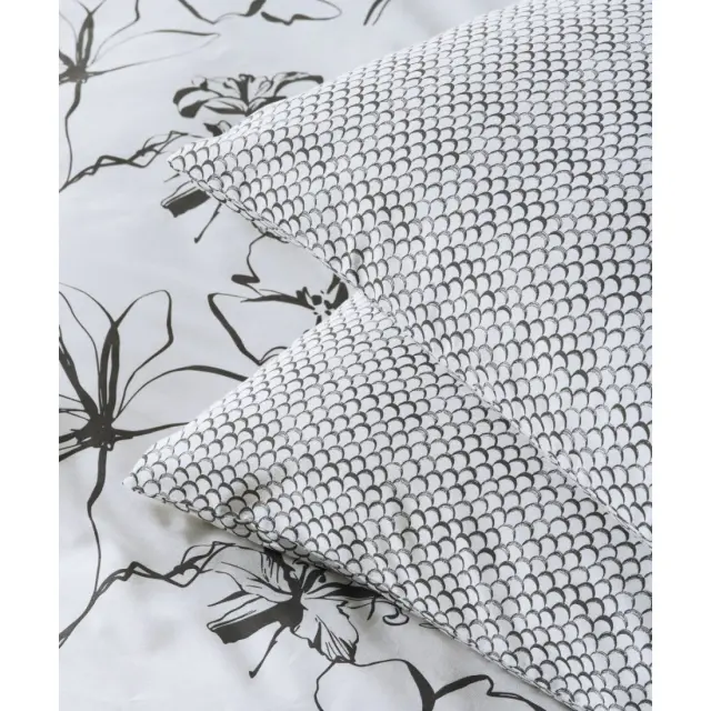 Σετ Μαξιλαροθήκες 2 Τεμαχίων Kentia Incu A White- Black 50x70 2
