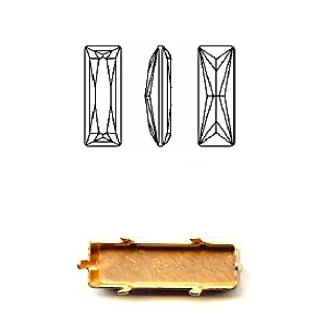 Καστόνι 4547/S 15.4x5mm με 4 Νύχια - 24τεμ