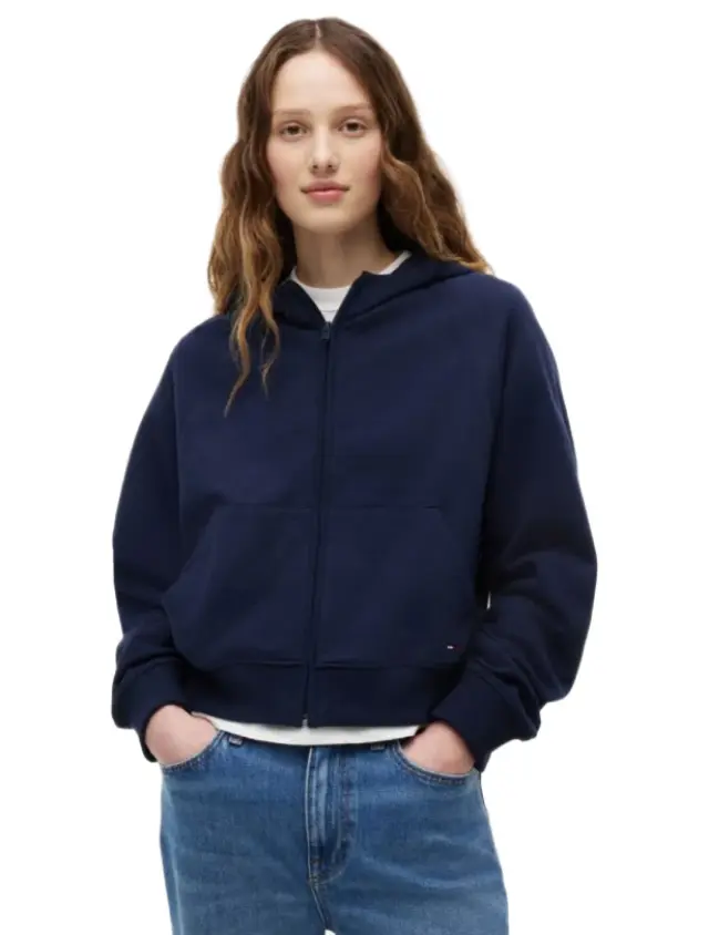 TommyHilfiger γυναικεία φούτερ ζακέτα με κουκούλα DW0DW22834-1 - S