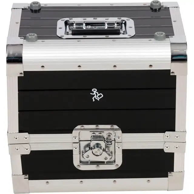 WALKASSE LPCASE-BOOMERANGBK DJ Case Split In Half Angle Cut 80 Vinyl Black. 3