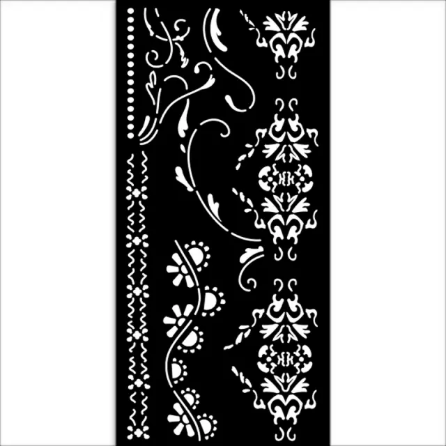 Thick Stencil 12x25cm, Stamperia, Old Lace, Borders