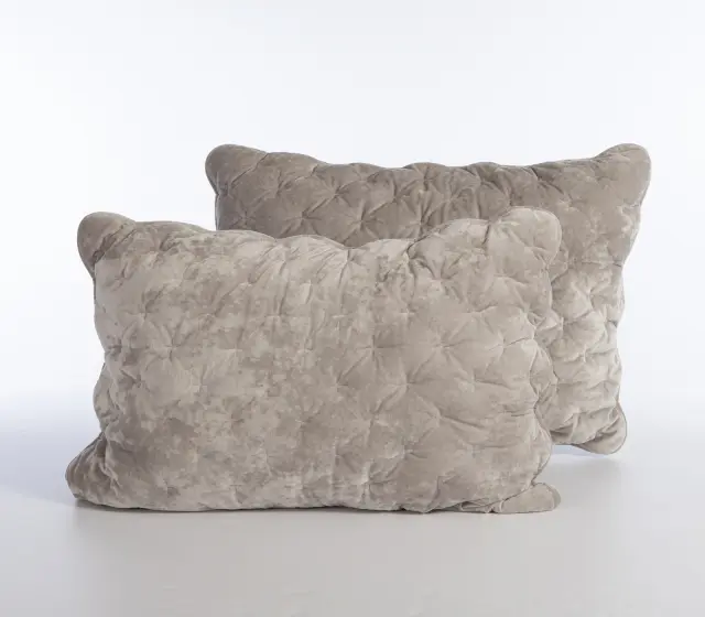 Nef-Nef Homeware Μαξιλαροθήκη Priver Σετ 2 τεμ. 52x72 Grey