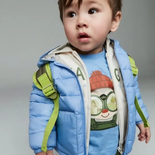 Baby 6 μηνών έως 4 ετών Μπλούζα διαδραστική γαλάζιο - 12M