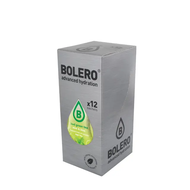 Bolero Iced Green Tea Mix Mint and Lime, 12 x 8 g