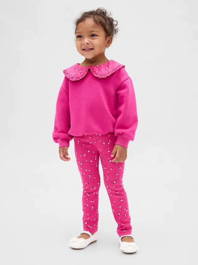 Βρεφικό & Νηπιακό VintageSoft Σετ Φούτερ και Κολάν Bright fuchsia - 2YRS