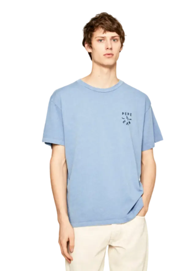 PEPE JEANS JULIUS ΑΝΔΡΙΚΗ ΜΠΛΟΥΖΑ - 566/WELLER BLUE