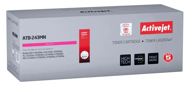 Activejet ATB-243MN toner (replacement for Brother TN-243M Supreme 1000 pages magenta)