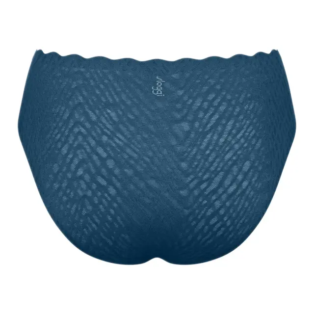 Sloggi Γυναικείο Slip ZERO Feel Bliss High Leg, Χρώμα Smoky Blue 2