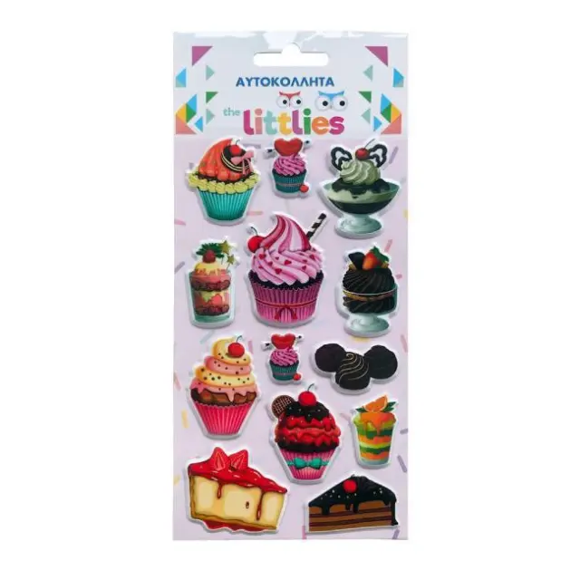 The Littlies Αυτοκόλλητα 10x22cm Cakes (000647001)