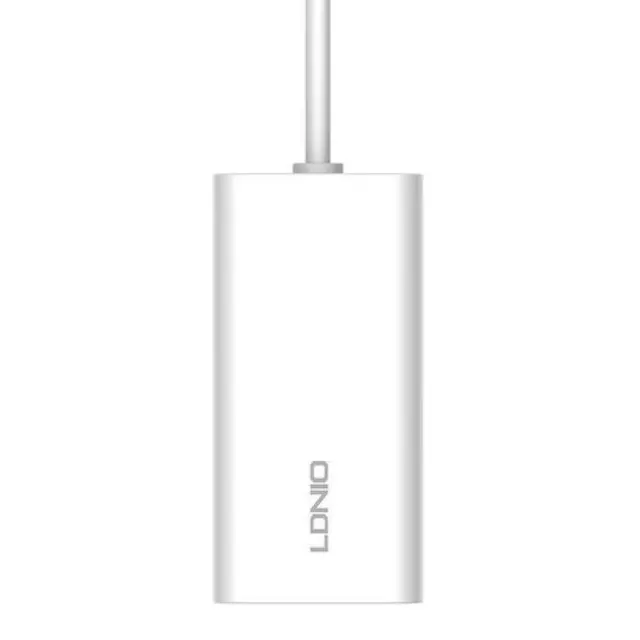 Ldnio Βάση Φόρτισης με 2 Θύρες USB-A και 2 Θύρες USB-C 65W Power Delivery / Quick Charge 4+ σε Λευκό χρώμα (A4610C) 3