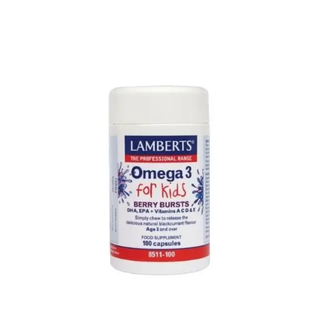 Lamberts Omega 3 for Kids – Berry Bursts (60 Caps)