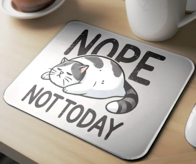 Mousepad cat A01 Διαστάσεις: 23cm(μήκος) x 20cm (ύψος) 2