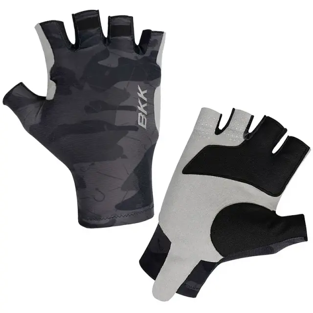 Γάντια Ψαρέματος BKK Flamingo Half-Finger UPF50+ Light Blue - M 2