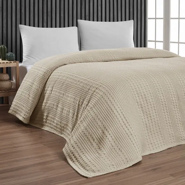 Beauty Home Πικέ μονή Division Αrt 1995 Εκρού 170x240