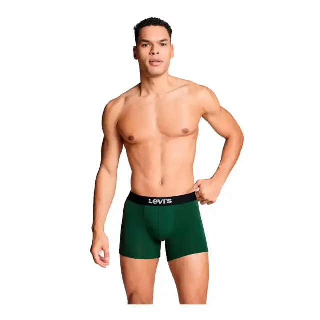 Levi's Ανδρικό Boxer Logo Camo Aop - Διπλό Πακέτο, Χρώμα Black Green Combo 2