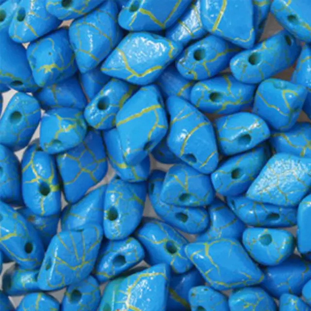 Χάντρα Matubo GemDuo 8x5mm - Ionic Blue/Yellow ~10gr