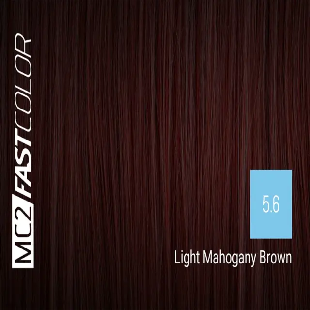 Sensus MC2 Fast Color 5.6 Light Mahogany Brown 100ml - (μόνιμη βαφή χωρίς αμμωνία για γρήγορη εφαρμογή) 2