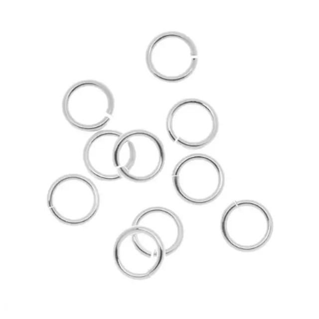 Ανοικτοί Κρίκοι Sterling Silver 925 - 4mm (0.81mm) - 10τεμ
