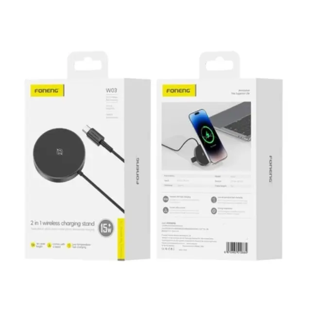 FONENG wireless charger MagSafe W03 15W Black