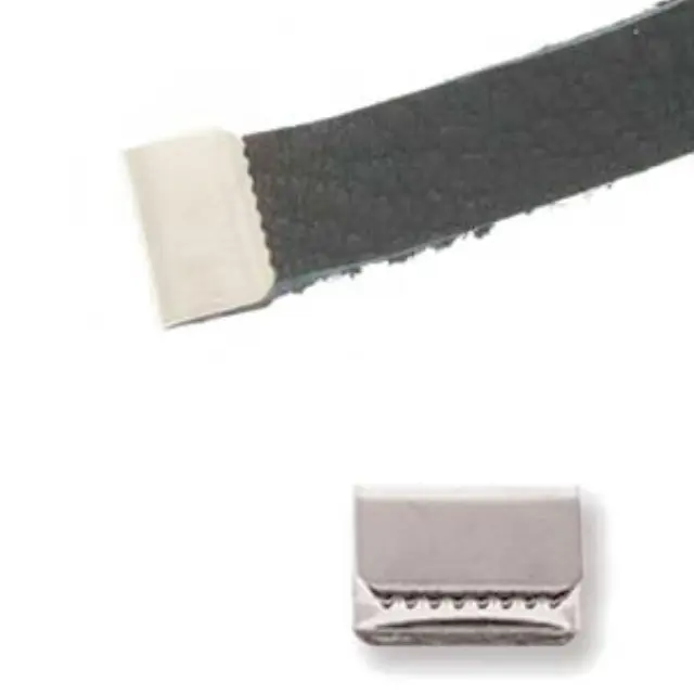 Ακροδέκτης Χωρίς Τρύπα για Κορδέλες 8x5.9mm - Silver Plated - 24τεμ