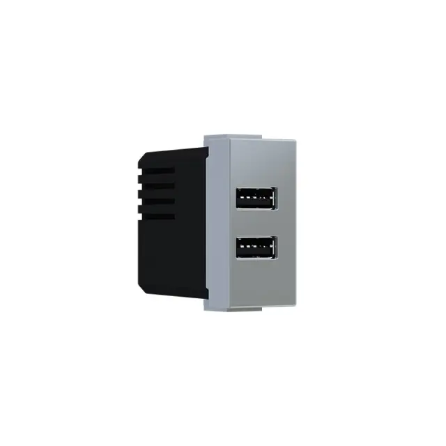 MODYS ΠΡΙΖΑ ΤΡΟΦΟΔΟΣΙΑΣ USB 2XUSB A+C ΑΣΗΜΙ 5VDC 3A IP20 / 10101412362