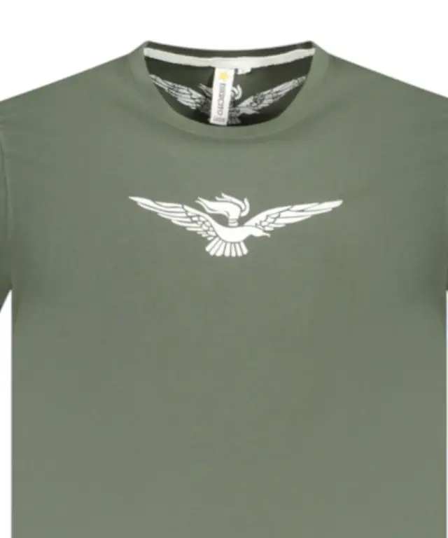 Accademia Militare - Ανδρικό T-shirt Army 1659 Mens Short Sleeve S5S640-5586-058 Λαδί 3