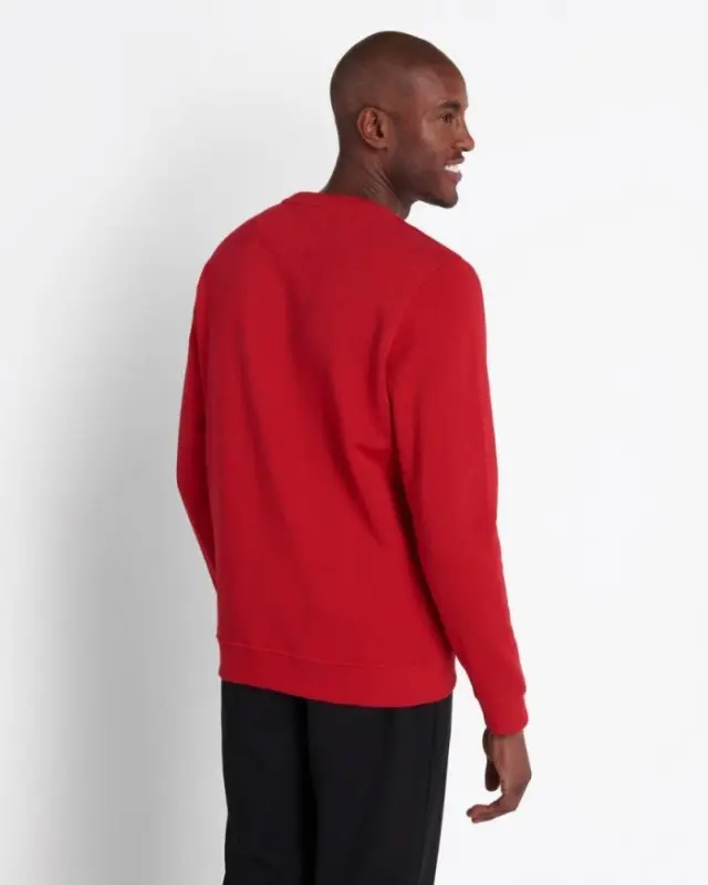 LYLE + SCOTT ESSENTIALS CREW NECK SWEATSHIRT ΑΝΔΡΙΚΟ ΦΟΥΤΕΡ - W703 RED 3