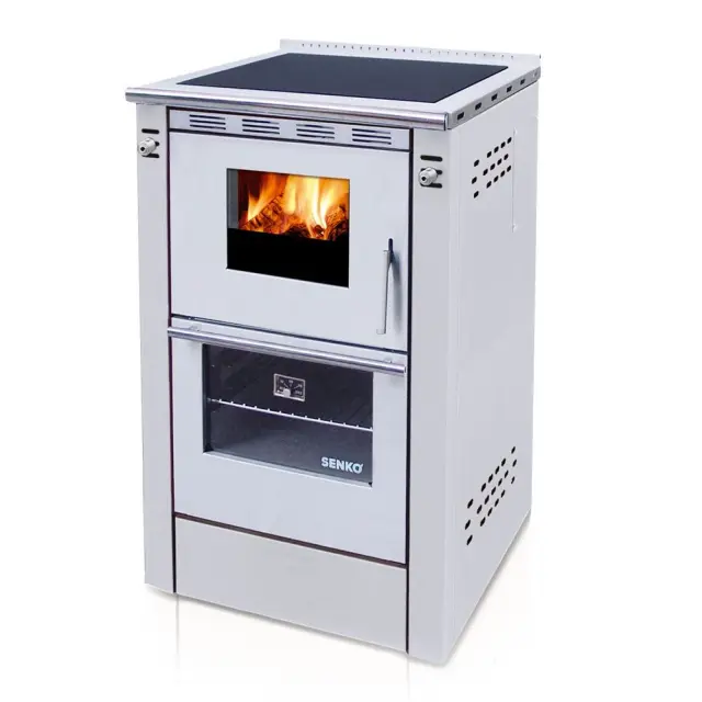 Senko SG-50 ενεργειακή σόμπα ξύλου με φούρνο 6kw
