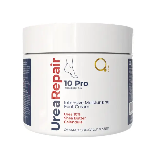 Urea Repair 10 Pro Foot Cream 1000ml by Qure – Κρέμα Ποδιών με Ουρία 10% για Εντατική Ενυδάτωση
