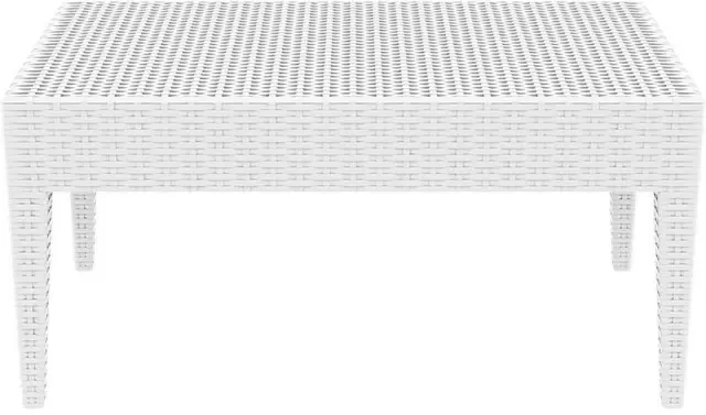 Τραπέζι MIAMI Λευκό PP 92x53x45cm 2