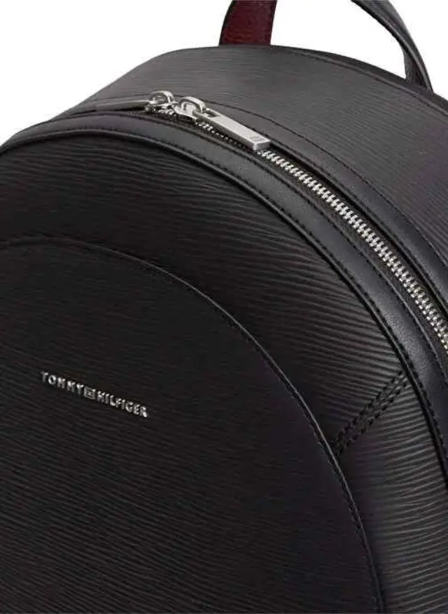 Tommy Hilfiger Ανδρικό Μεγάλο Σακίδιο Πλάτης Business Saffiano Dome Backpack Μαύρο 3