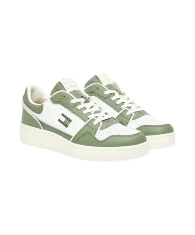 Tommy Hilfiger - Ανδρικά Sneakers Tjm Retro Basket EM0EM01610-0LD Πράσινο 2