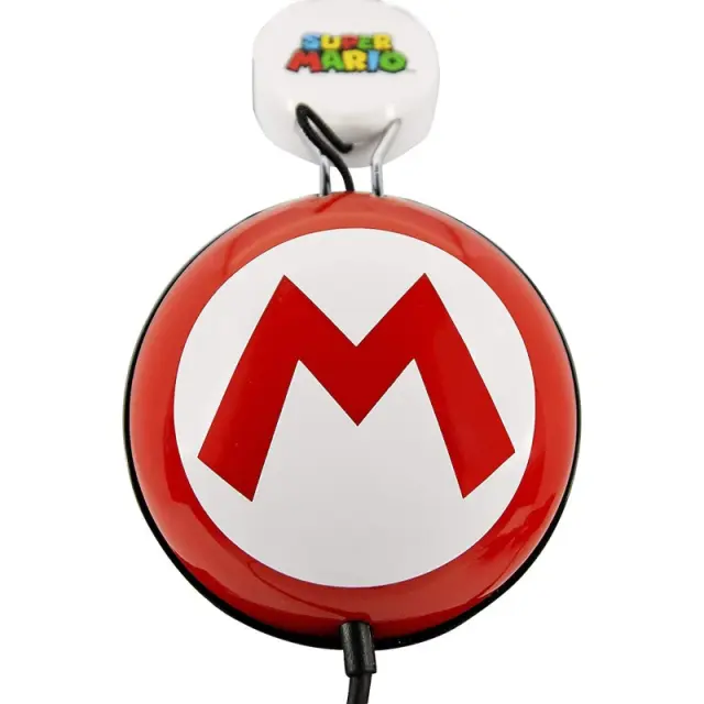 OTL Tween Super Mario Icon Ενσύρματα On Ear Παιδικά Ακουστικά Κόκκινα 2