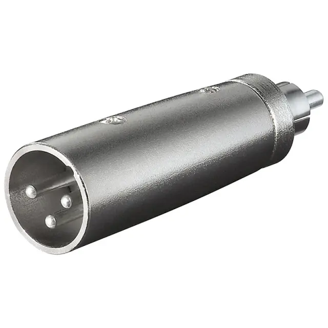 Μετατροπέας XLR Αρσ. / RCA Αρσ. 02.009.0001