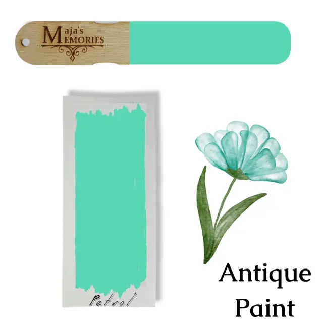 Χρώμα-εφέ πατίνας Antique Paint Maja's Memories, 150ml, Petrol