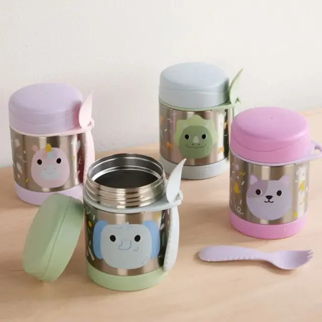 Skip Hop Besties Squad Ανοξείδωτος Θερμός Φαγητού 325ml Unicorn Lilac 3